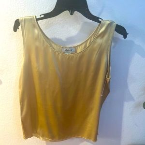 Ania.A silk tank top size medium